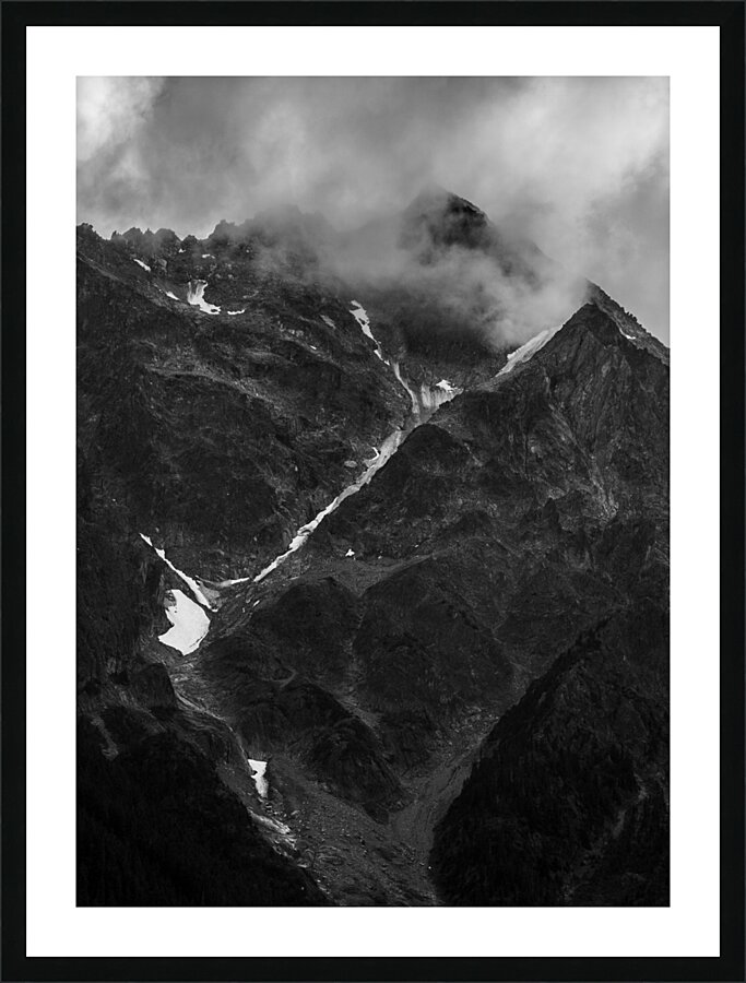 mt currie pemberton bc  vertical 2628 Currie 13k. Picture Frame print