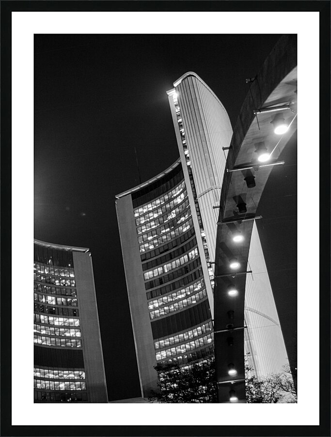 toronto city hall  vertical 420 Osgoode 13k Picture Frame print
