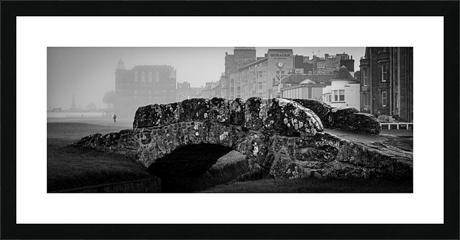 swilcan bridge old course st andrews  panoramic 4 Picture Frame print