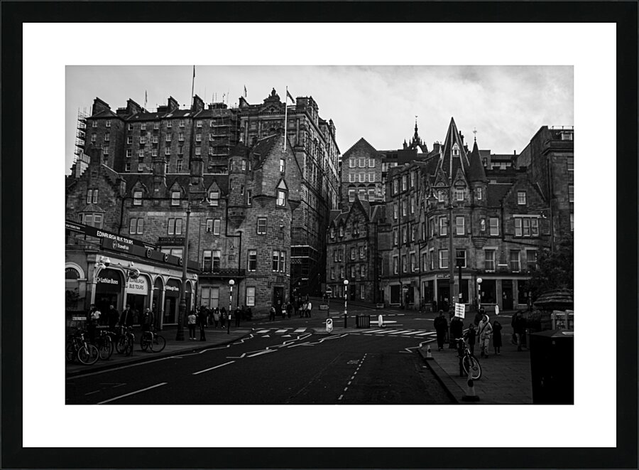 edinburgh waverly station  horizontal 4698 Waverl Picture Frame print