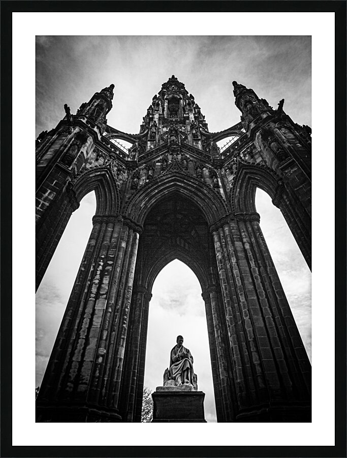 scott monument  vertical 4684 Monument 13k Picture Frame print