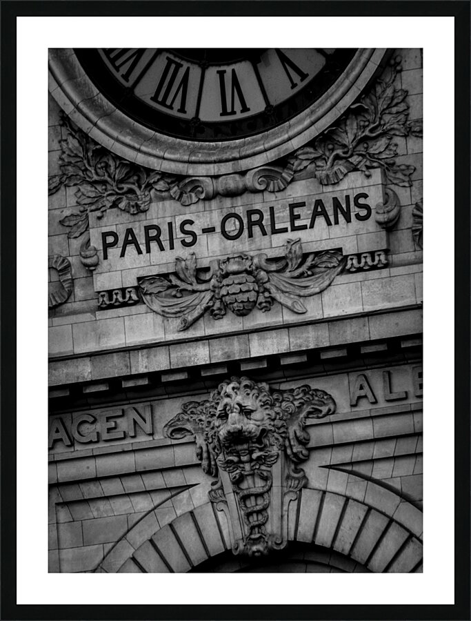 chemen de fer de paris a orleans  vertical 3472 P Picture Frame print
