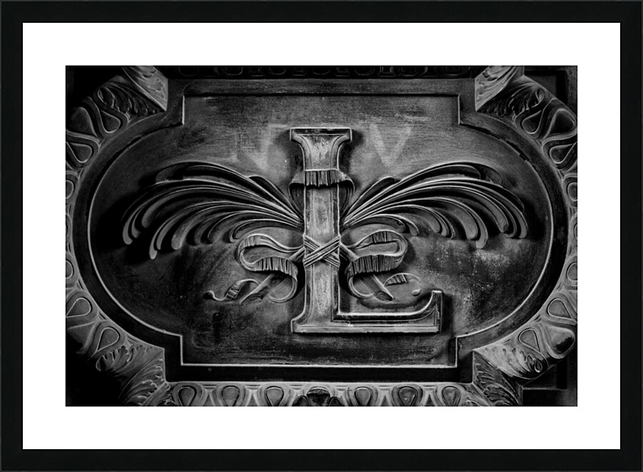 door at the louvre  horizontal 2482 Porte 13k Picture Frame print