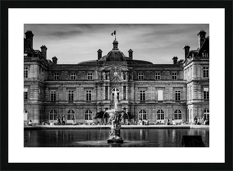 french senat building  horizontal 2464 Senat 13k. Picture Frame print