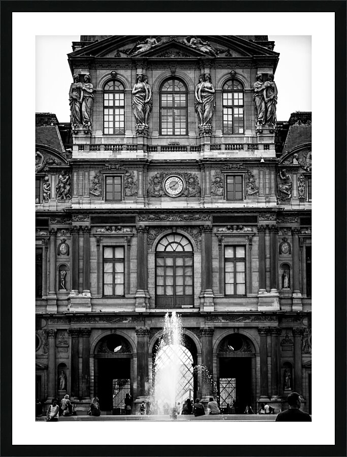 musee du louvre  vertical 2455 Musee 13k Picture Frame print