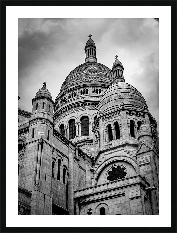 sacre coeur on montmartre  vertical 2472 Christus Picture Frame print