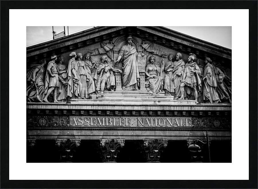 top of assemblee nationale  horizontal 2499 Assem Picture Frame print