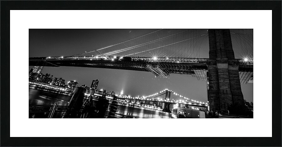 brooklyn bridge manhattan bridge empire state bui 1707995431.8055 Picture Frame print