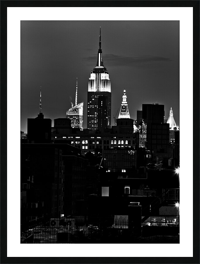 empire state building nolita  vertical 1435 Eliza Picture Frame print