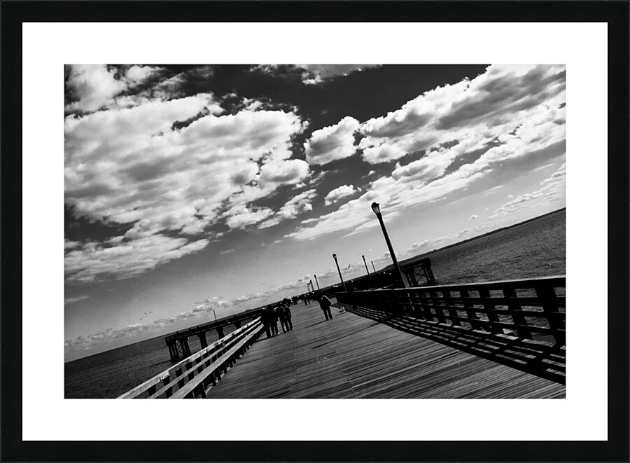 coney island pier  horizontal 354 Coney 13k Picture Frame print