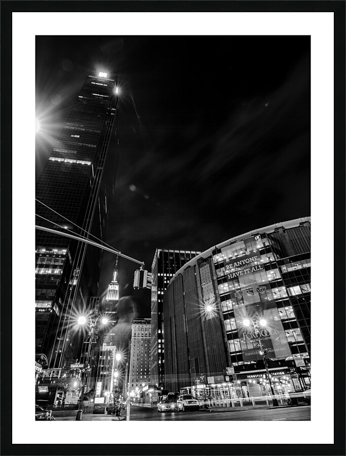 madison square garden penn station  vertical 1482 Picture Frame print