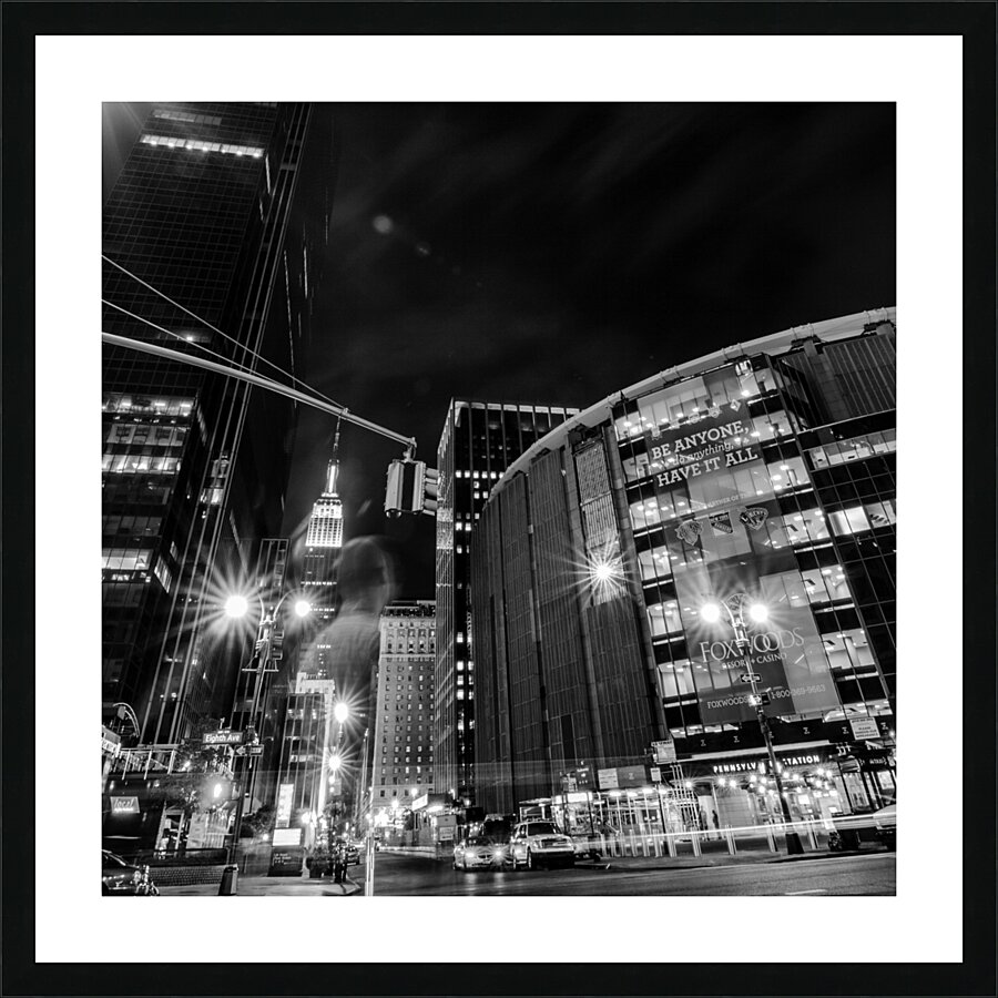 madison square garden penn station  square 1482 P Picture Frame print