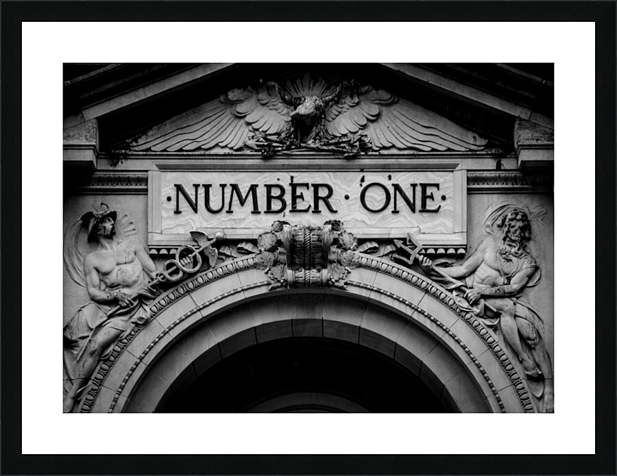 number one broadway  horizontal 1478 One 13k Picture Frame print