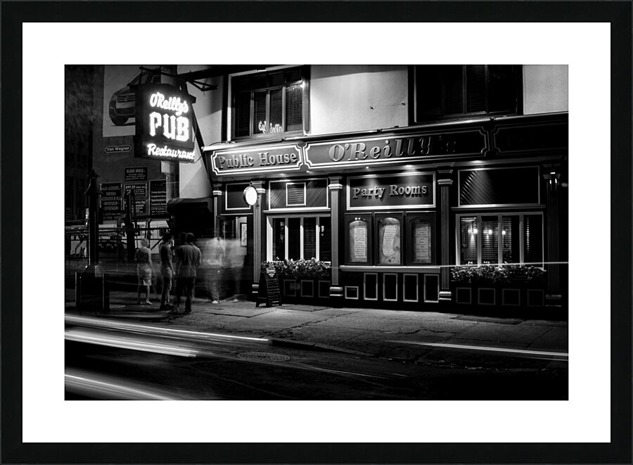 oreillys pub restaurant 31st street  horizontal 3 Picture Frame print
