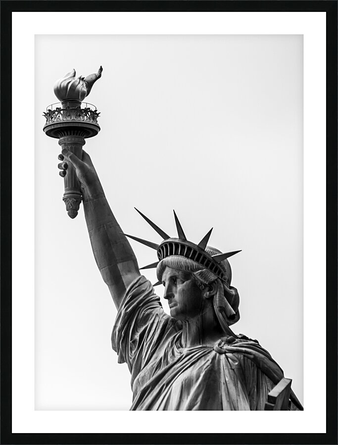 statue of liberty torch of liberty  vertical 1401 Picture Frame print