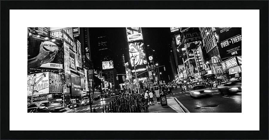 times square at night  panoramic 386 Times 13k.jp Picture Frame print
