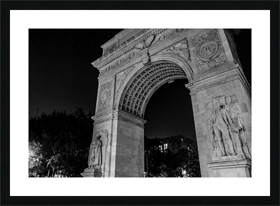 washington square arch greenwich village  horizon Picture Frame print