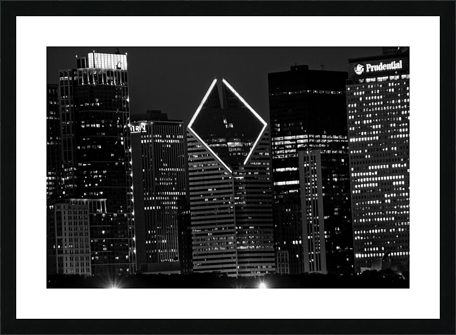 top smurfit stone building  horizontal 1212 Smurf Picture Frame print