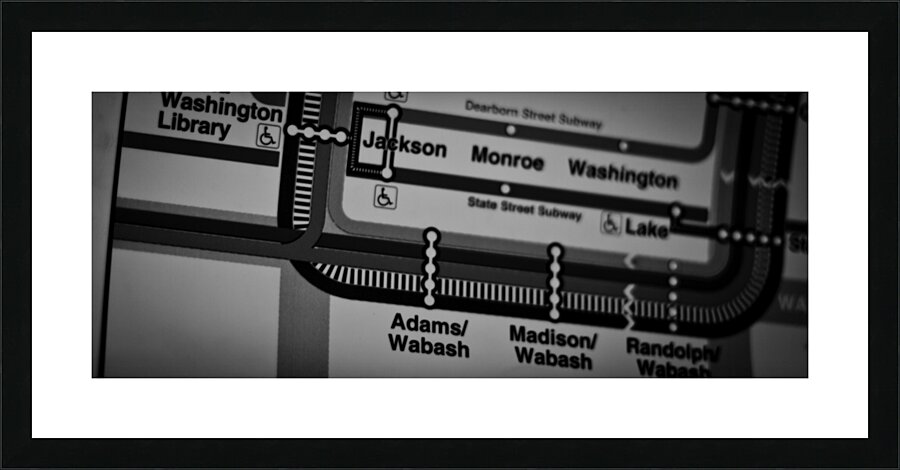 the loop  panoramic 1199 Loop 13k Picture Frame print