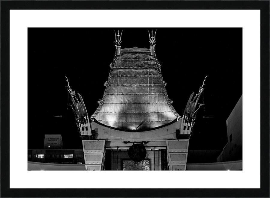 chinese theater at night  horizontal 2146 Chinese Picture Frame print