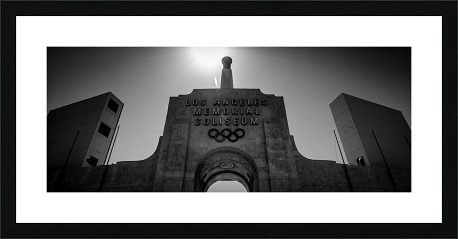 LA coliseum  panoramic 2174 Lamc 13k Picture Frame print