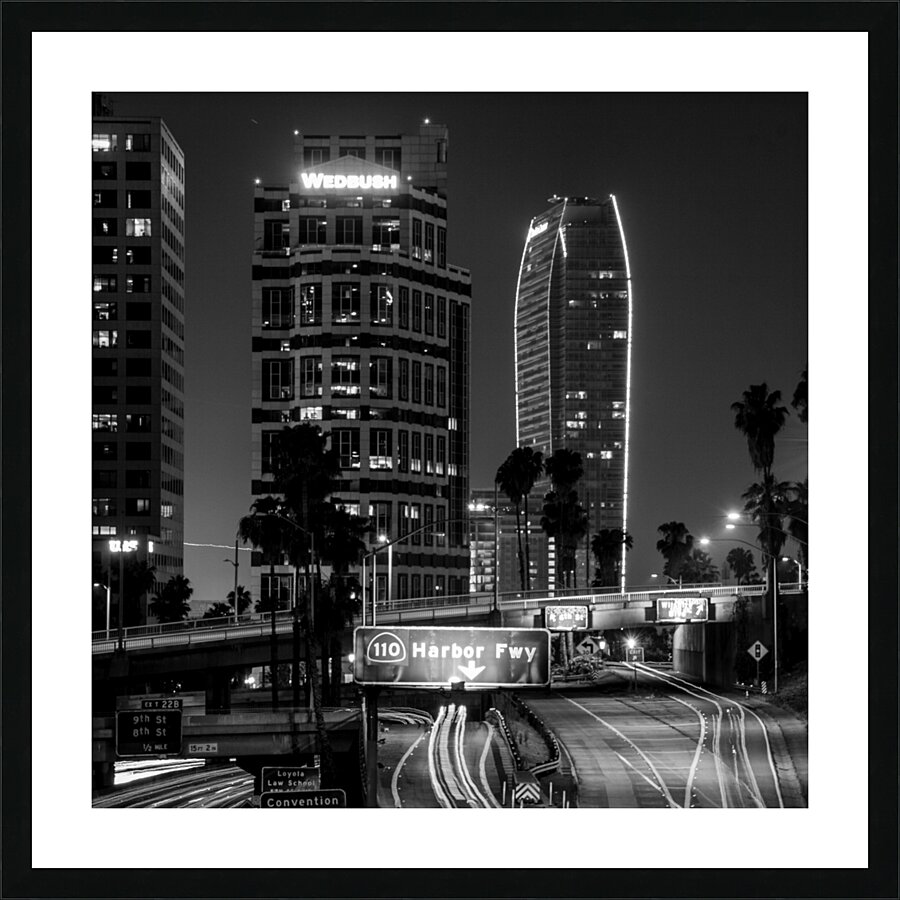 ritz carlton wedbush buildings  square 2203 Wedbu Picture Frame print