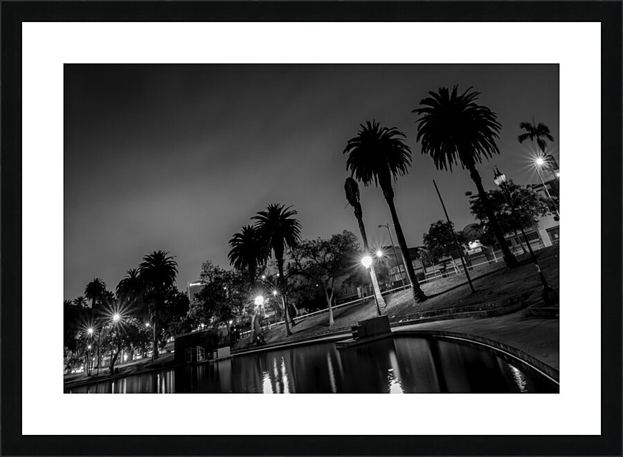 macarthur park at night  horizontal 2199 Urine 13 Picture Frame print