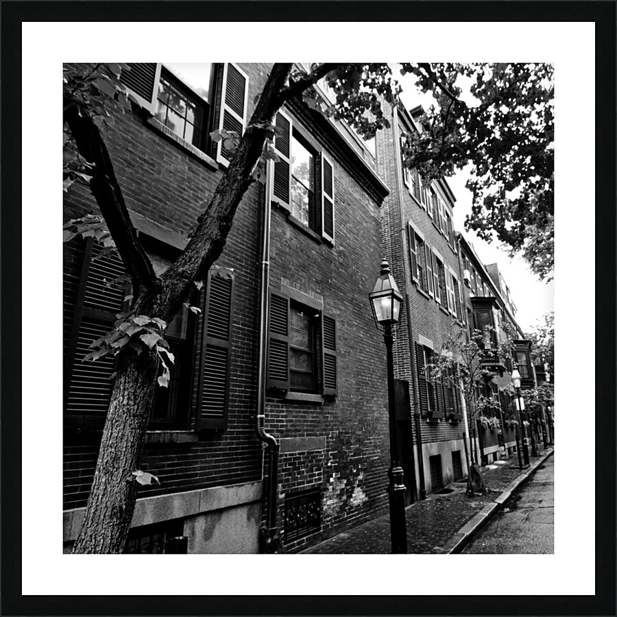 cedar street beacon hill  square 1372 Cedar 13k.j Picture Frame print