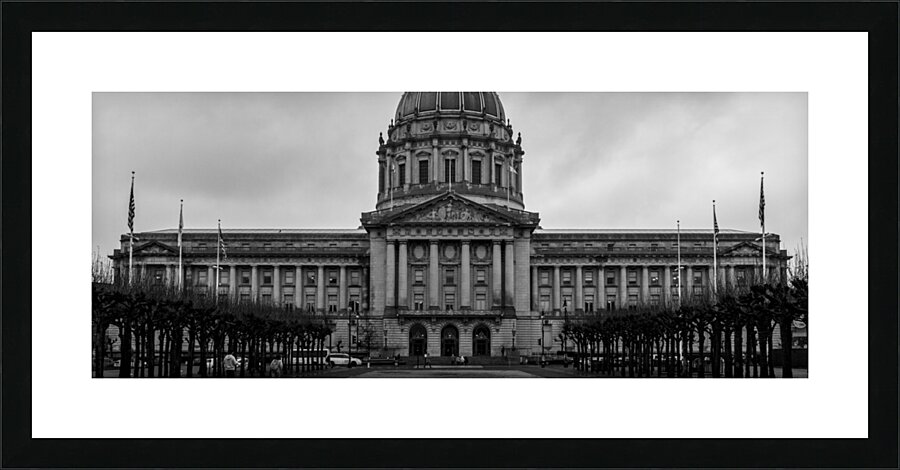 city hall san francisco  panoramic 2869 Beaux 13k Picture Frame print