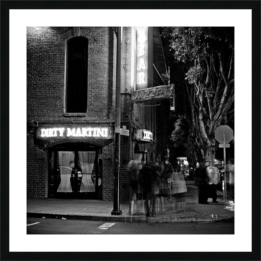 dirty martini bar  square 497 Dirty 13k Picture Frame print