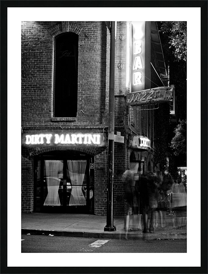dirty martini bar  vertical 497 Dirty 13k Picture Frame print