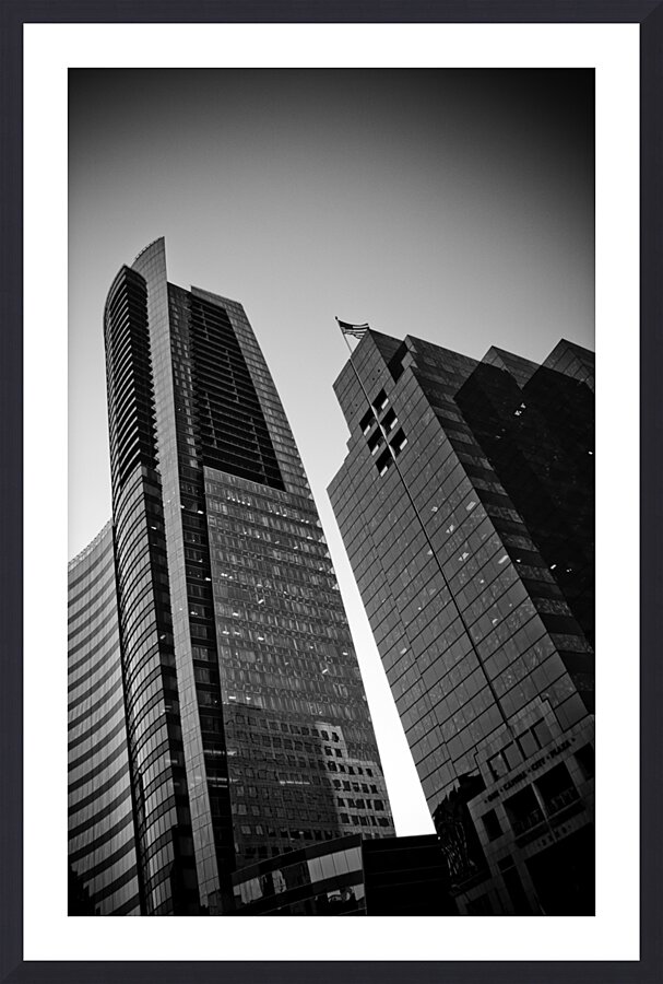 buckhead skyline  vertical 698 Buckhead 13k Picture Frame print