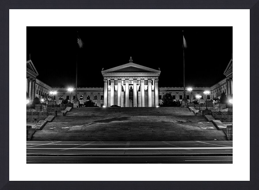 philadelphia art museum steps  horizontal 480 Ste Picture Frame print