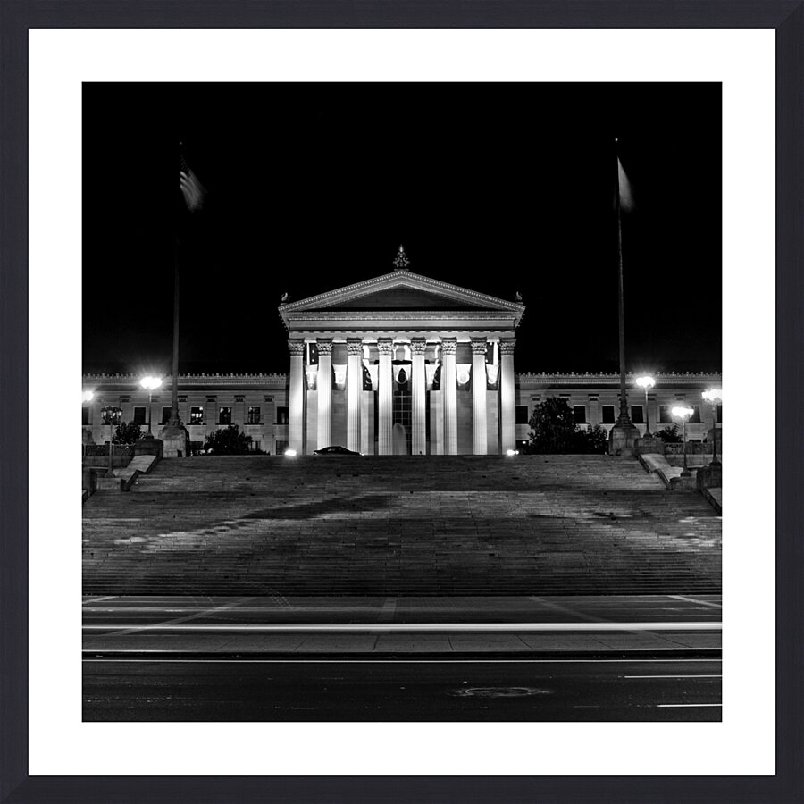 philadelphia art museum steps  square 480 Steps 1 Picture Frame print