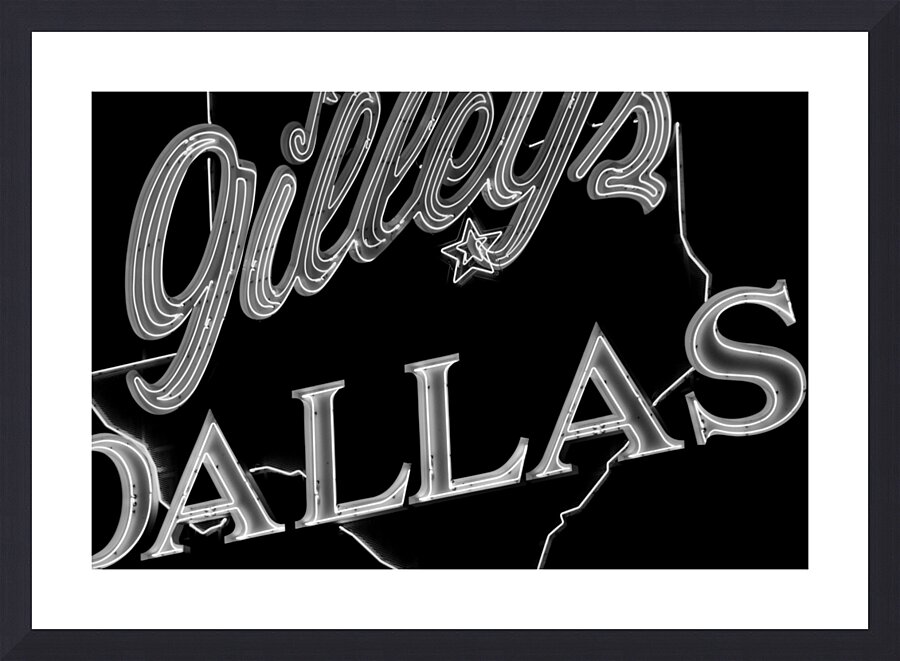 gillieys southside dallas  horizontal 776 Gilleys Picture Frame print