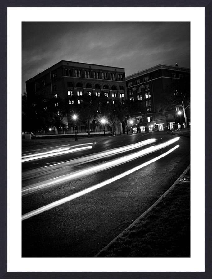 sixth floor museum  vertical 795 Theories 13k Picture Frame print