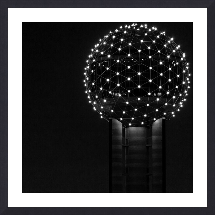 reunion tower  square 791 Reunion 13k Picture Frame print
