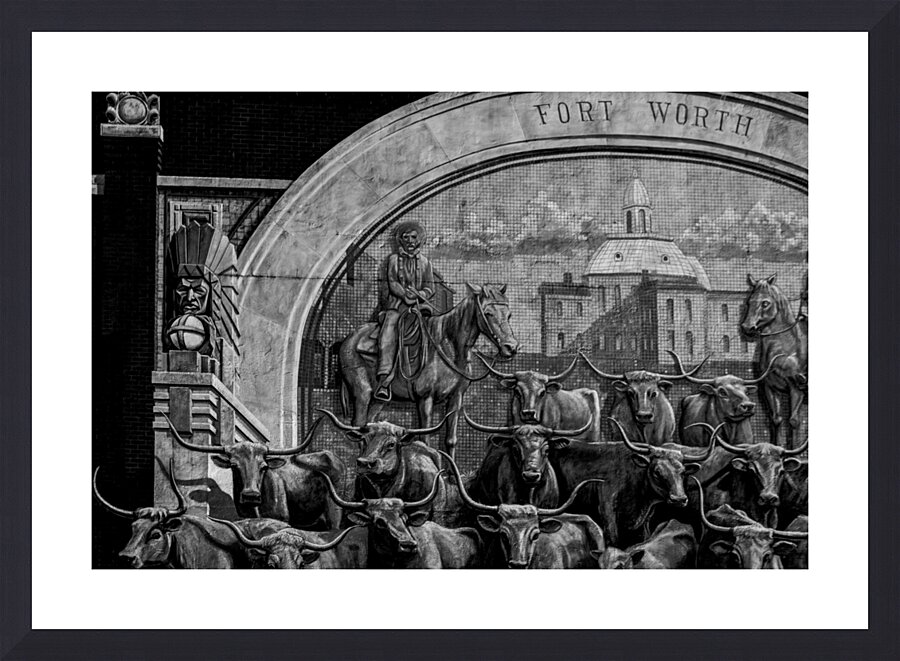 sundance square mural  horizontal 820 Sundance 13 Picture Frame print