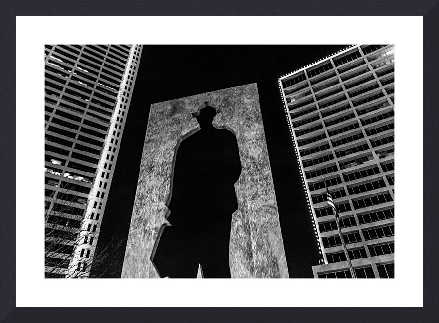 man with briefcase  horizontal 800 Briefcase 13k. Picture Frame print