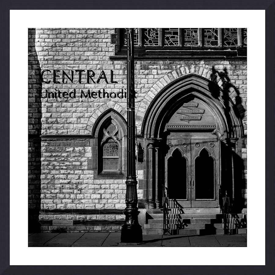 central united methodist church foxtown  square 5 Picture Frame print