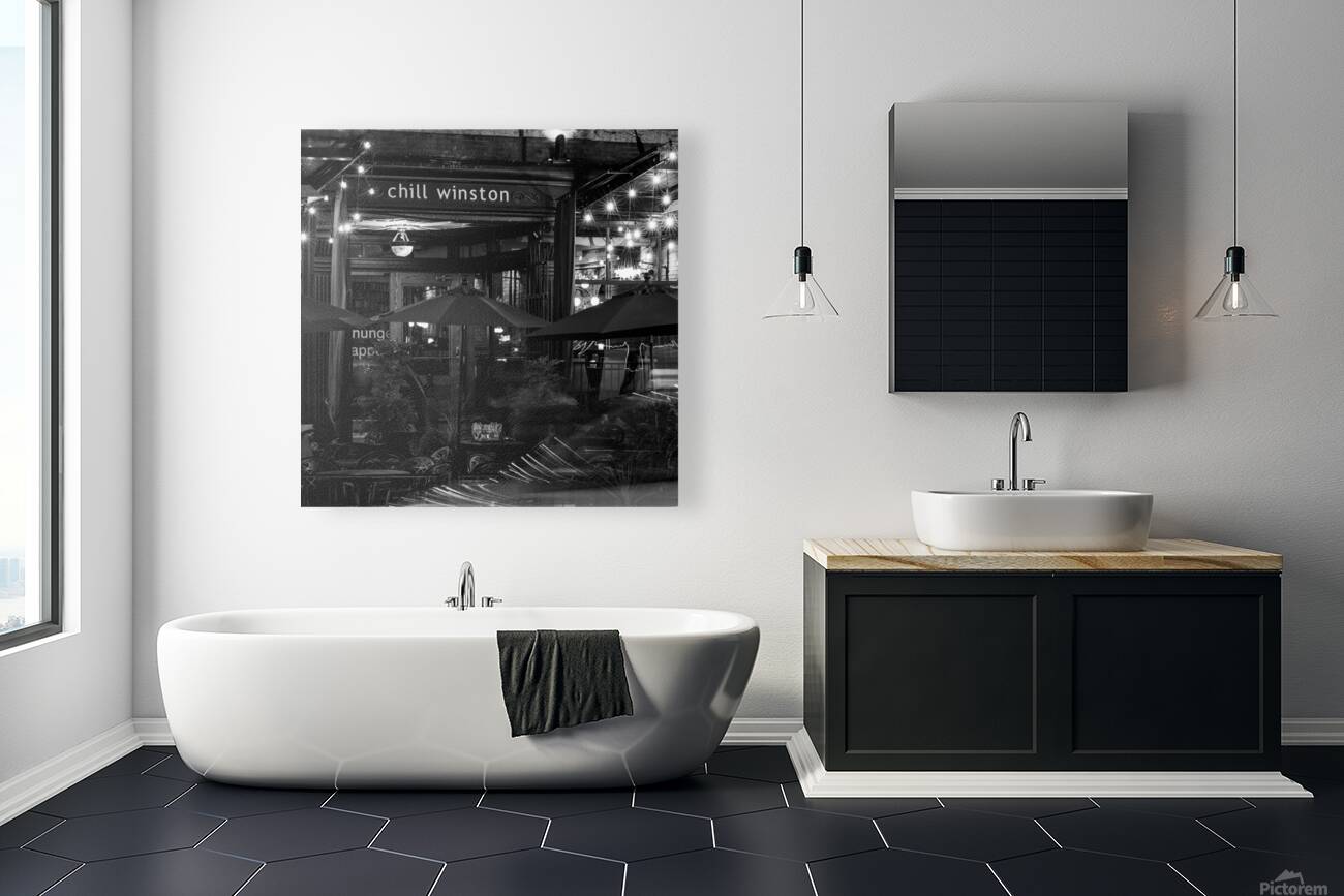 chill winston in gastown  square 2625 Chill 13k.j Reproduction