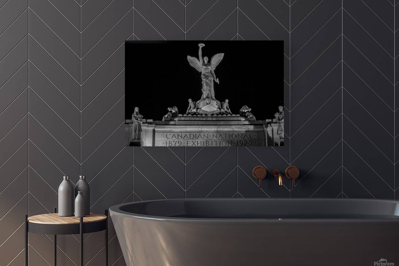 canadian national exhibition at night  horizontal Reproduction