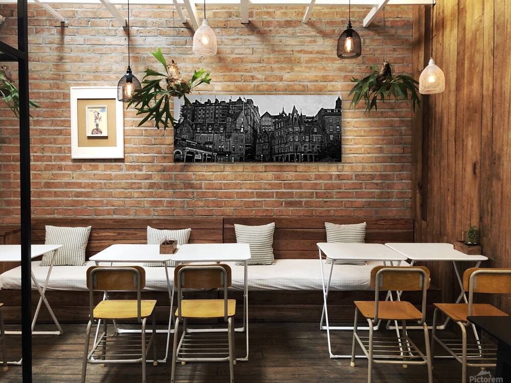 edinburgh waverly station  panoramic 4698 Waverly Reproduction