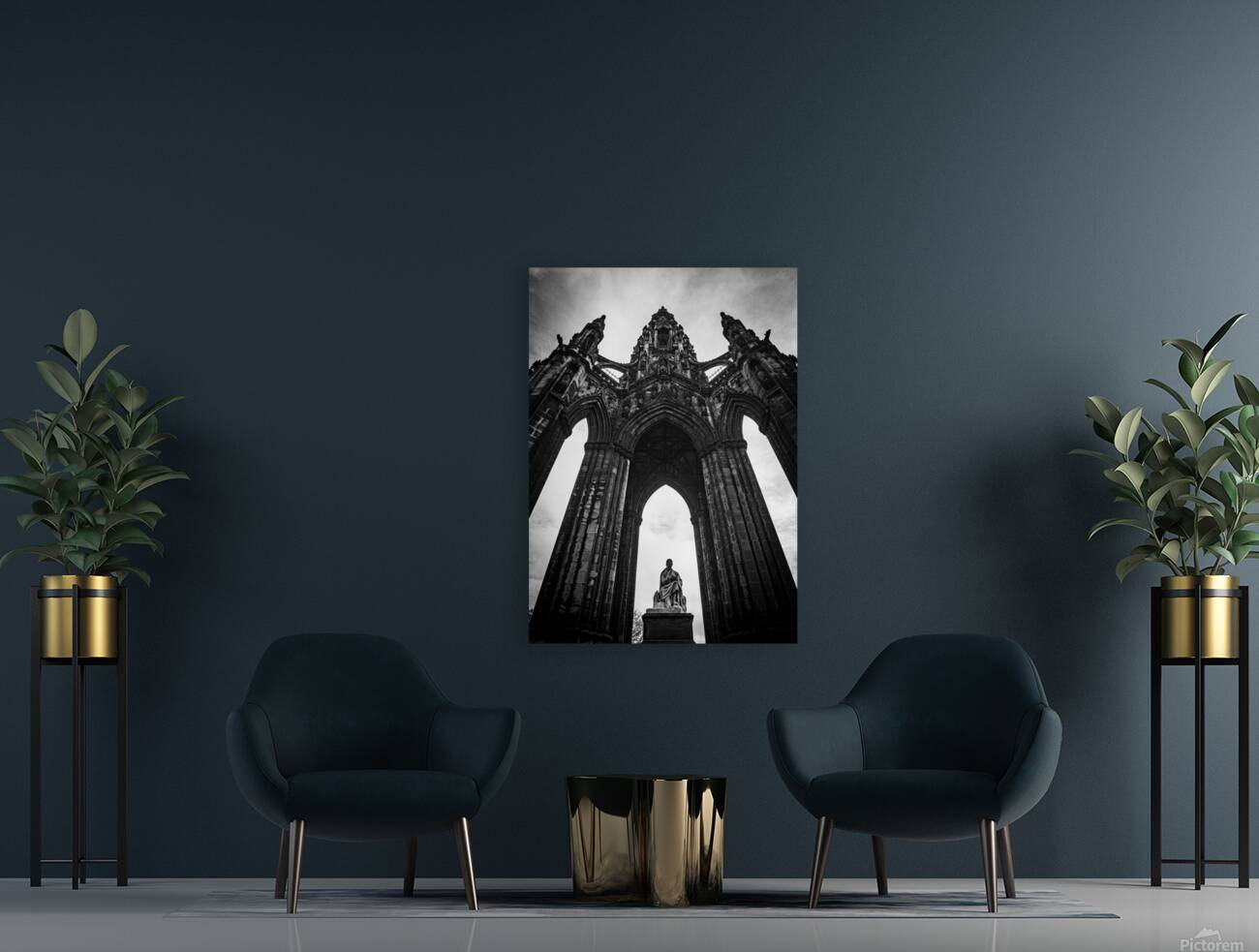 scott monument  vertical 4684 Monument 13k Reproduction