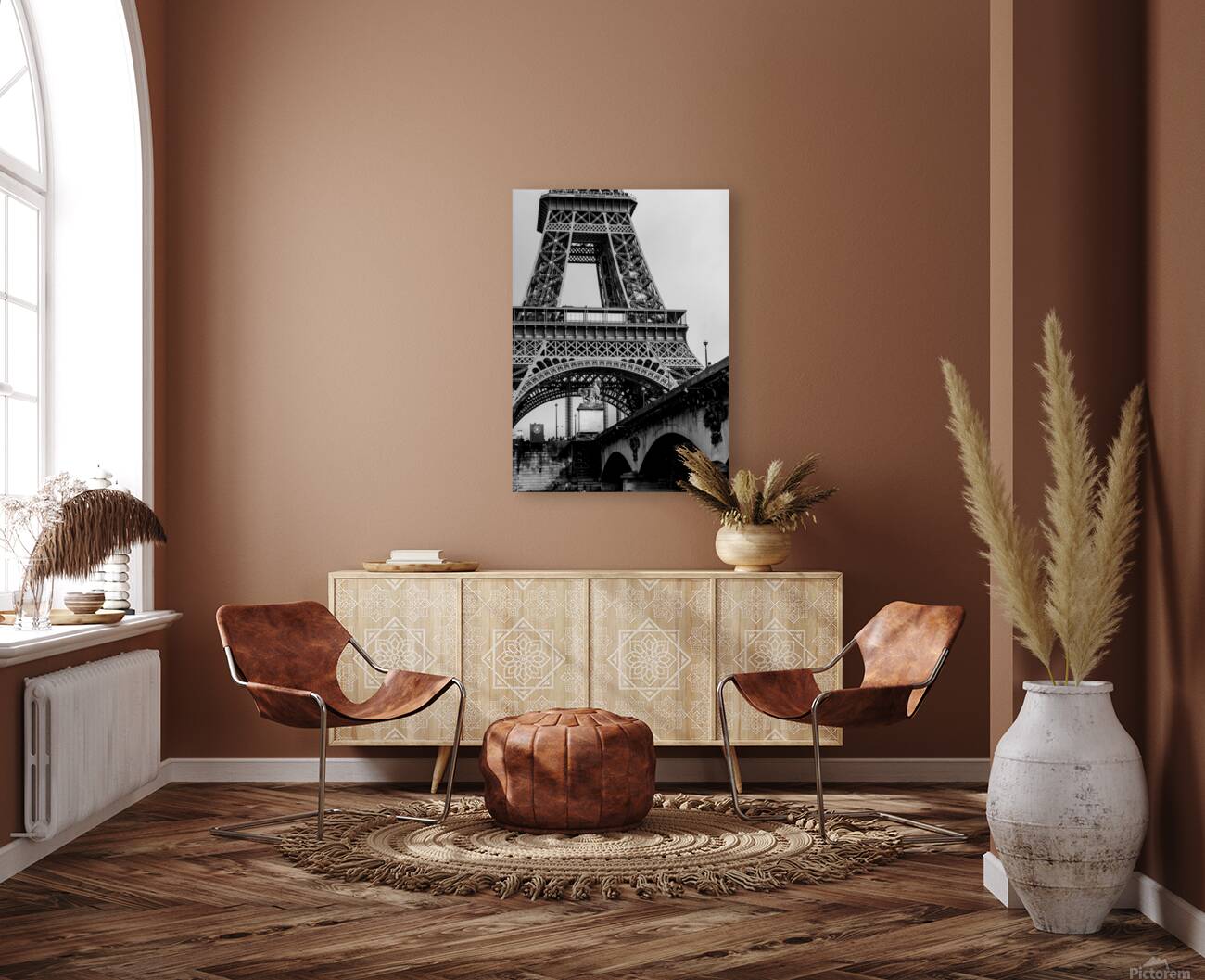 eiffel tower base  vertical 3476 Seguin 13k Reproduction