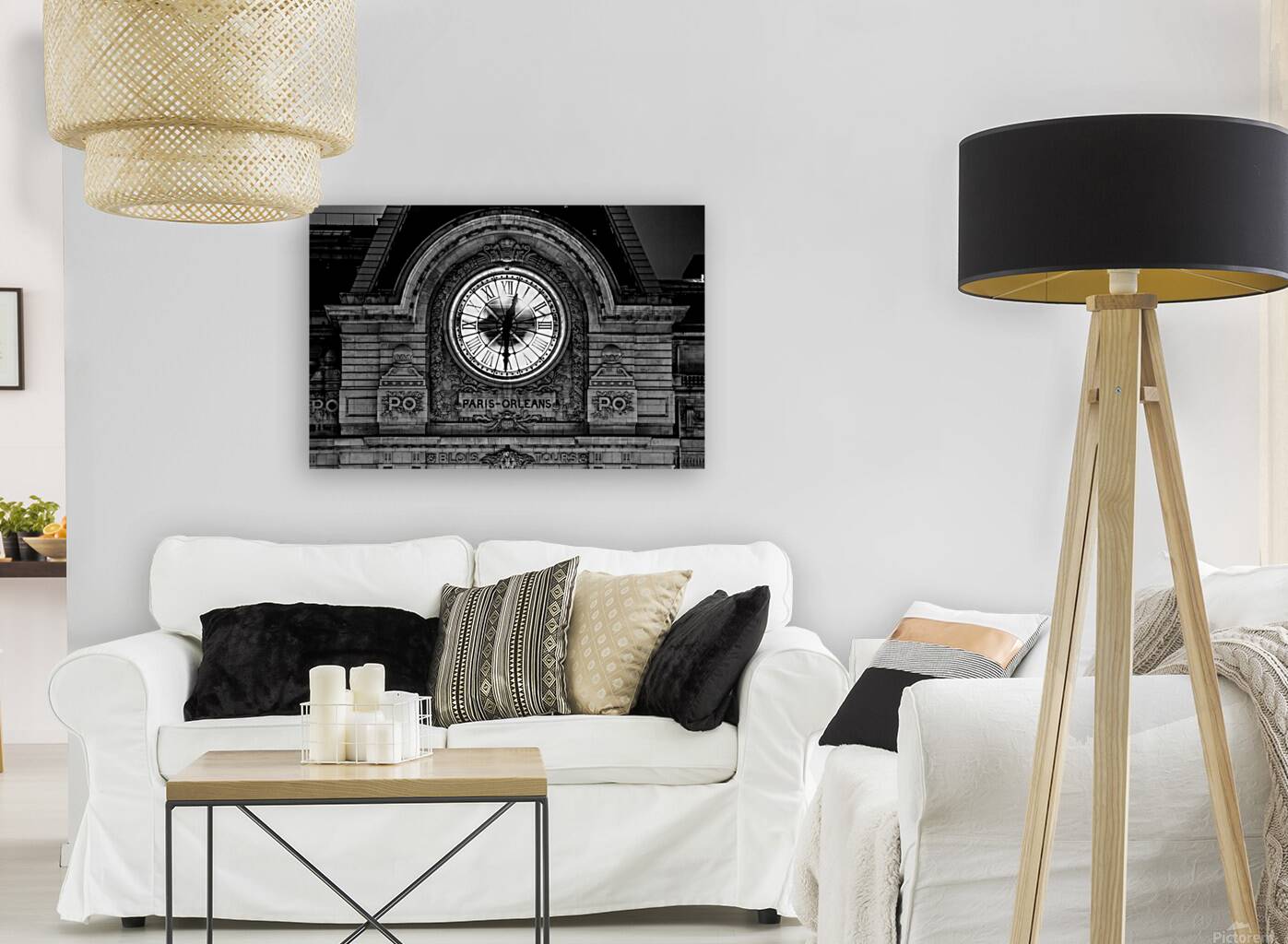 paris orleans clock musee d orsay  horizontal 246 Reproduction