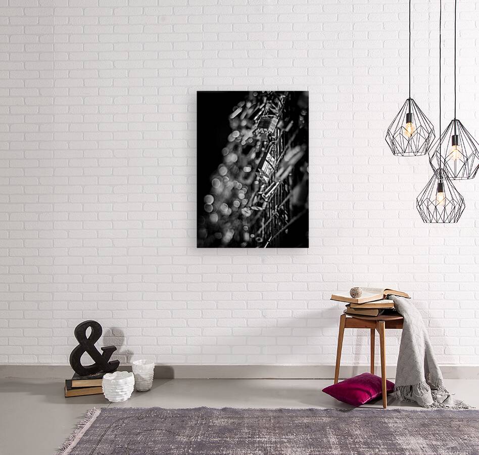 paris love locks at night  vertical 2484 Jevelle Reproduction