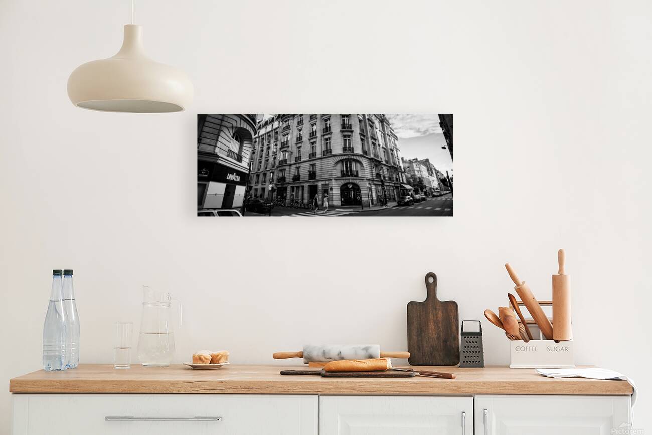 rue vaugirard sixieme arrondissement  panoramic 3 Reproduction