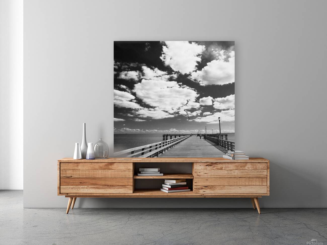 coney island pier  square 362 Gull 13k Reproduction