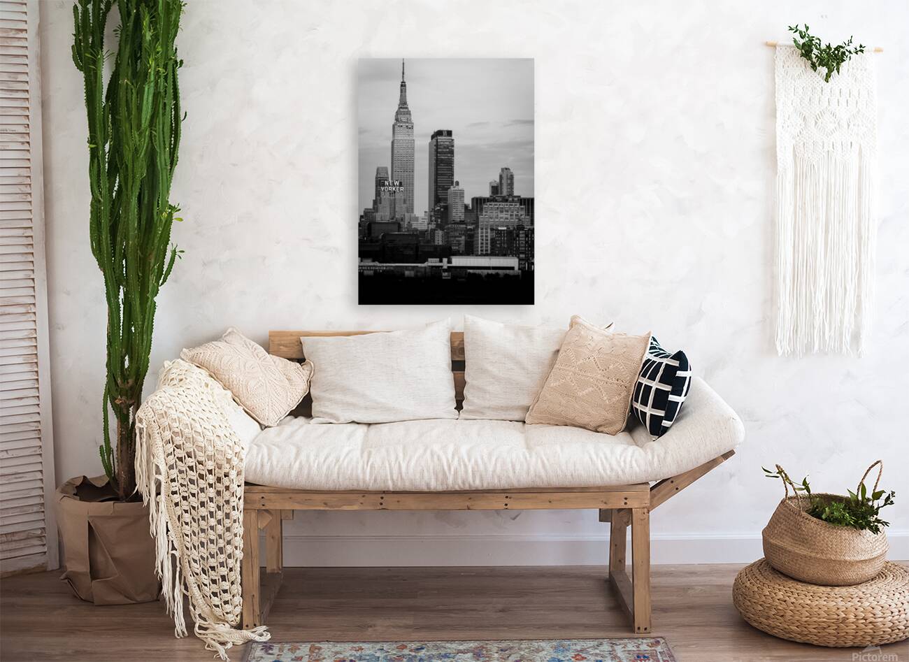 empire state building midtown skyline  vertical 1 Reproduction